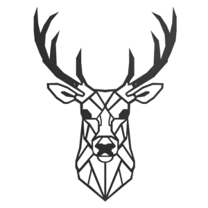 Wand deco Edelhert