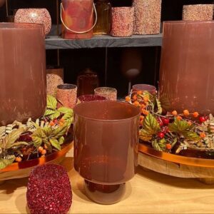 Windlicht | Vaas Blosso - oud roze