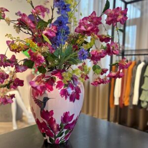 Vaas Kander - Vogels - Handgeschilderd By Milou van Schaik Martinet