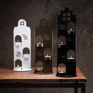 Grachtenpand Waxinelichthouder