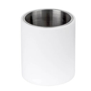 Tandenborstelhouder by Piet Boon PB102 vrijstaand mat roestvast staal AISI 316/wit Corian®